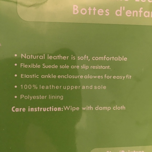 2/$30 Luna Tickle Toes Infant Leather Boots 0-6M - Picture 10 of 10